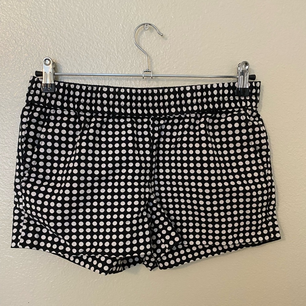 J. Crew Factory 💌Free Shipping Black and White Dot Shorts Size 2